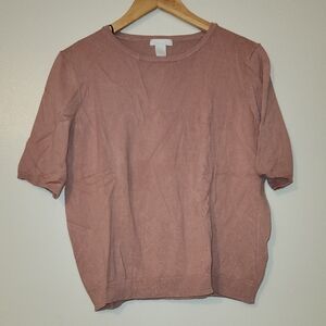 2 H&M SHORT SLEEVE TOPS - $10